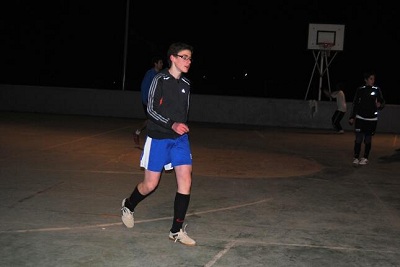 Fubol nocturn a Valldaura